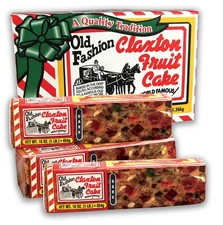 Claxton Fruit Cake – 3-1 Lb. Dark Recipe | Old Fashioned Holiday Fruitcake Pa...