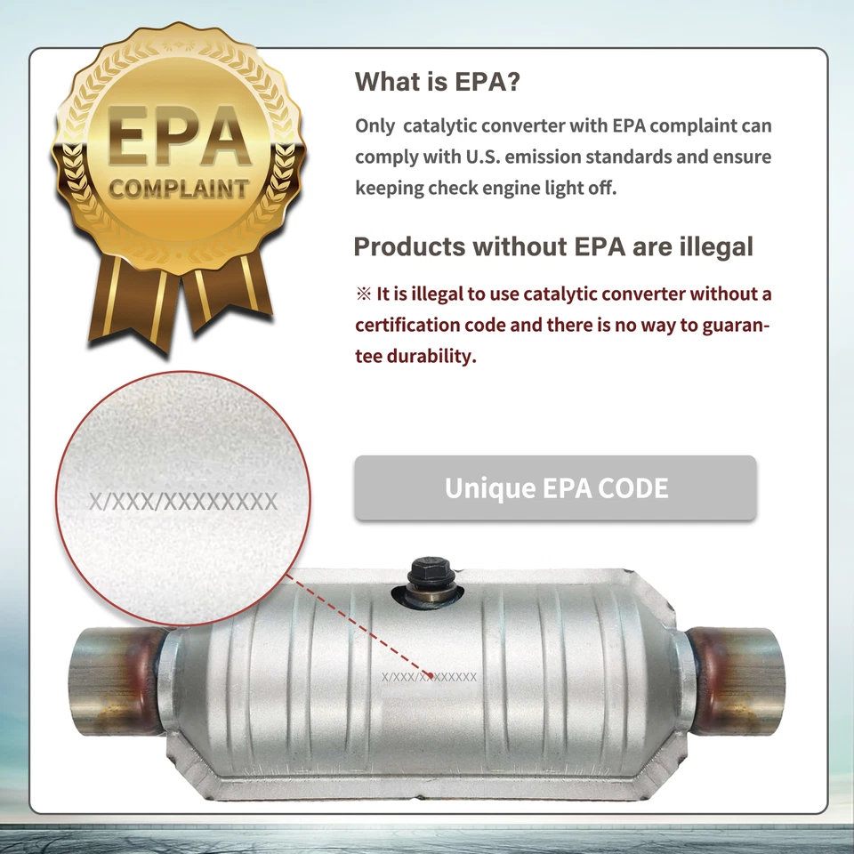 Catalytic Converter For Chrysler Town Country Dodge Grand Caravan 2001-2004 3.8L - Изображение 4 из 4