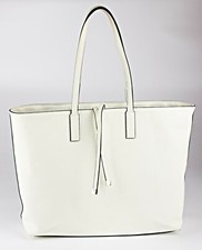  Kelly  Katie White Tote Handbag Large