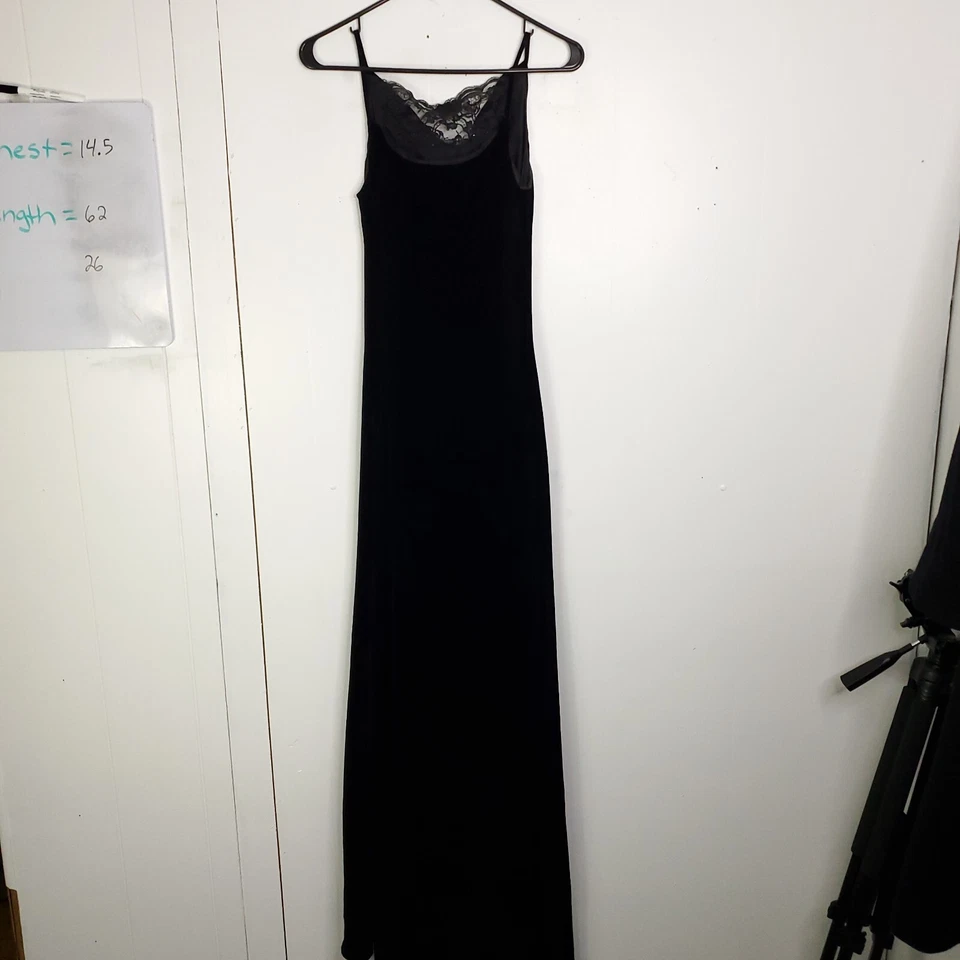 Casual Corner Dress Womens 4 Velvet Cowl Neck Sequin Beaded Neck Silk Blend - Image 2 of 4