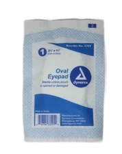 Dynarex 3359 Sterile Oval Eye Pads - 10CT