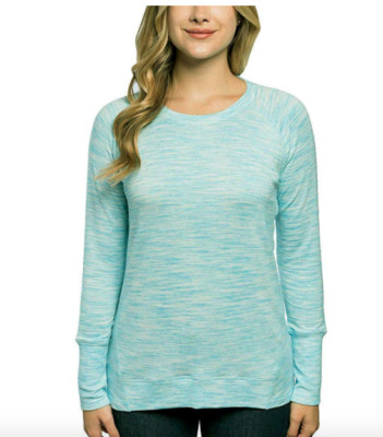 Champion Ladies' High-Low Hemline Crew Long Sleeve , Variety 