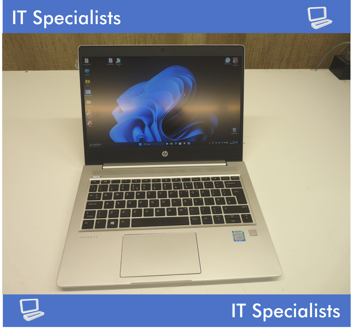 HP ProBook 430 G6 Quad core Win 11 Pro laptop, 8GB ram, 256GB NVMe SSD,  500GB HD - Main Image