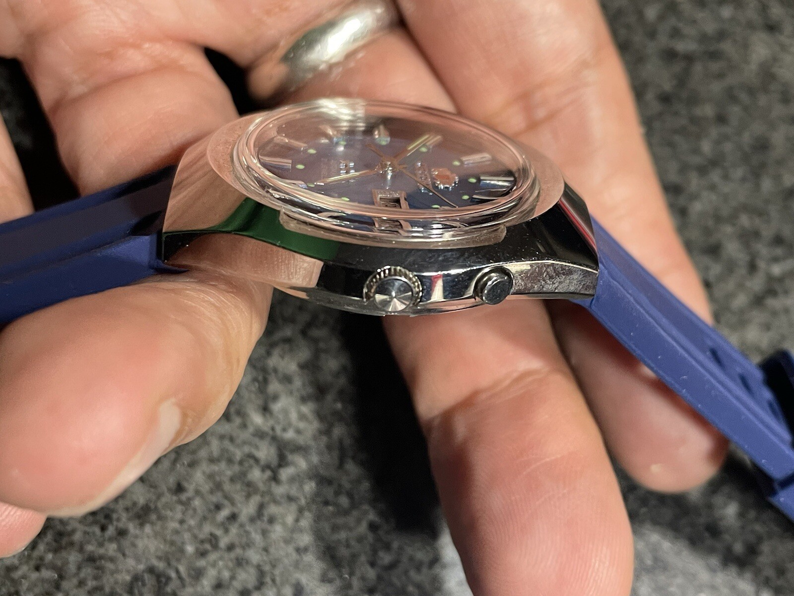 Orient Tristars model Automatic Blue Beautiful NO… - image 3