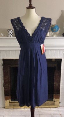  Elie Tahari Flora Dress cotton silk cocktail dress Sz 10