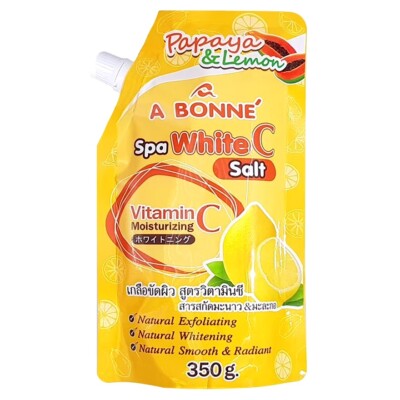 A Bonne Spa White C Moisturising Exfoliant Salt Smooth 350g