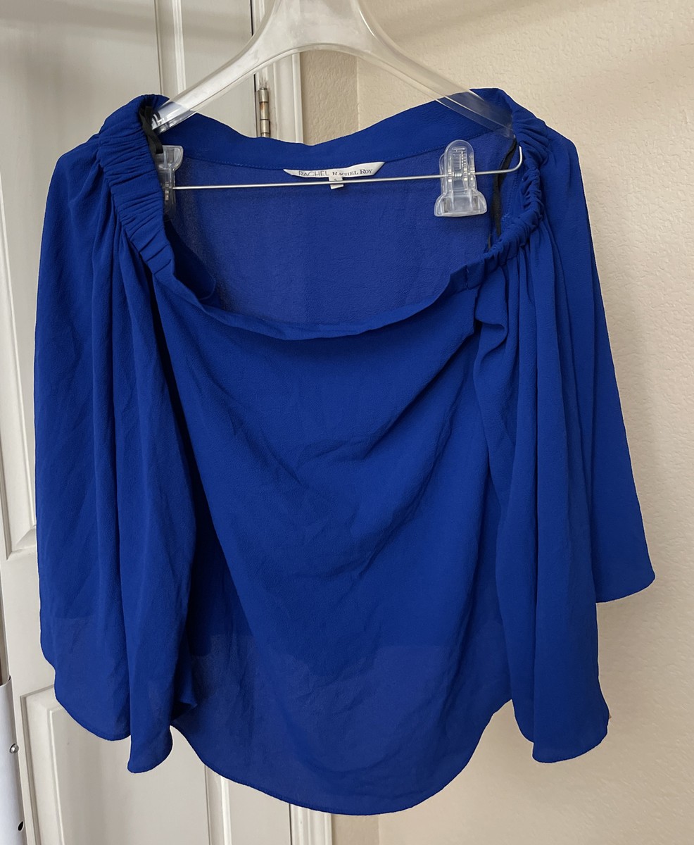 Rachel Rachel Roy Blue Cobalt Top Size Small 2094 | eBay