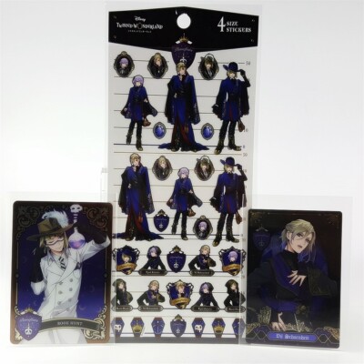 Twisted Wonderland Rook Apel Vil Sticker + Card set Kamio