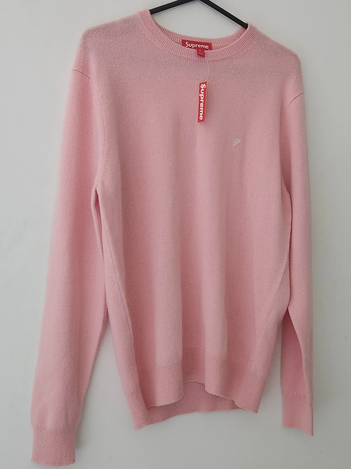 Pull rose cachemire FW15 Supreme taille M Medium neuf avec étiquette pull