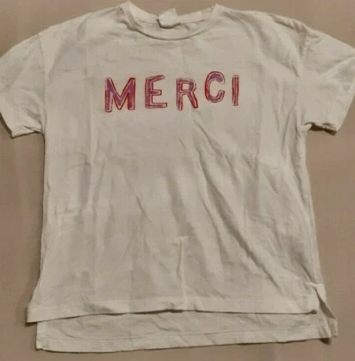 Mädchen T-Shirt, Zara, Gr. 128 - Bild 1 von 3