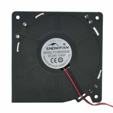 YY12032H24B 24V 0.60A Double Ball Bearing Blower 12032 Turbine Cooling Fan 12CM