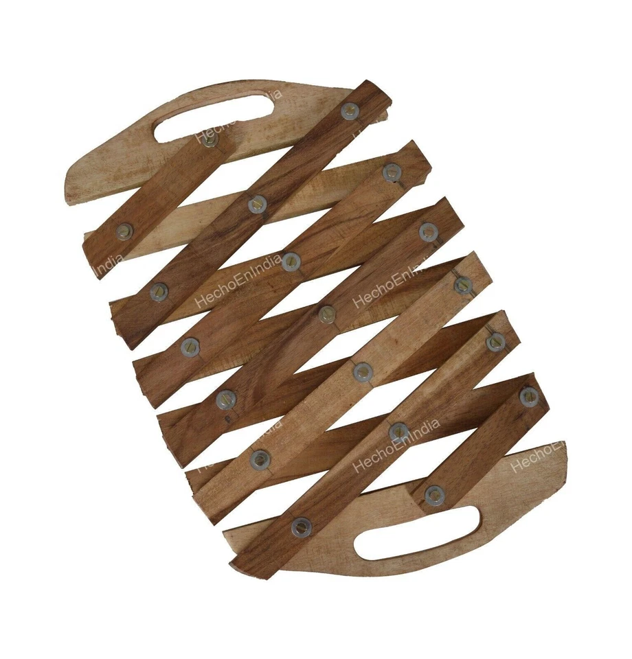 HANDMADE Kainchi Bhangra Giddha Musical Instrument Chhikka Punjabi Folk Wooden Clapper