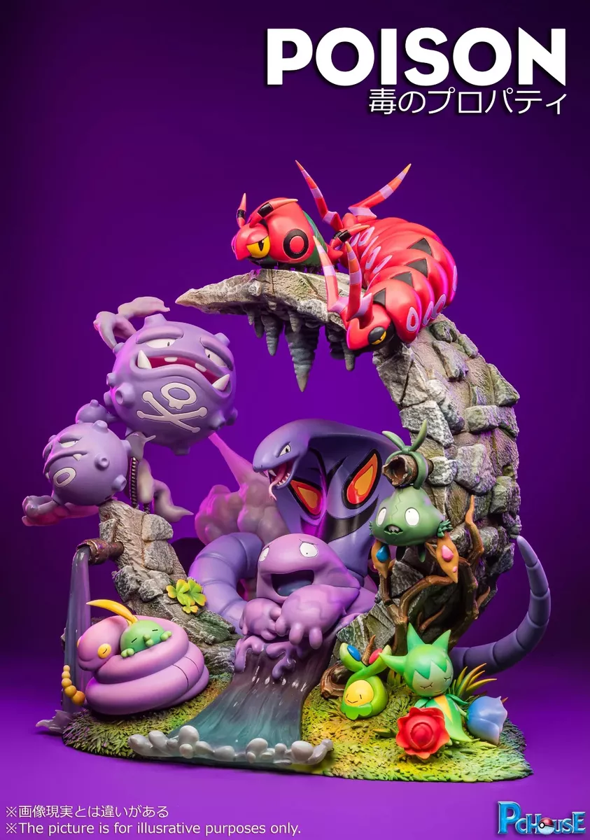 PCHOUSE Studio Pokemon Type Series 2 Poison Type Resin GK Statue In Stock