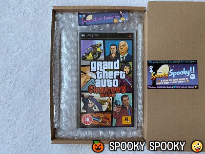 Grand Theft Auto Chinatown Wars Sony PSP - UK PAL Neu Versiegelt mit Tränenstreifen