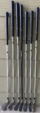 TITLEIST DCI GOLD IRONS P,3,4,5,6,8,9  MS-209 STIFF FLEX STEEL SHAFTS / RH.