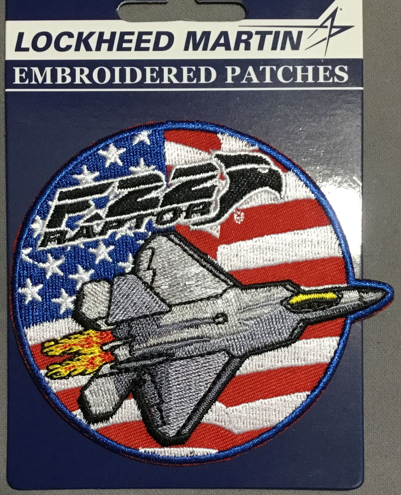 Lockheed Martin F-22 Raptor Air Force fighter patch