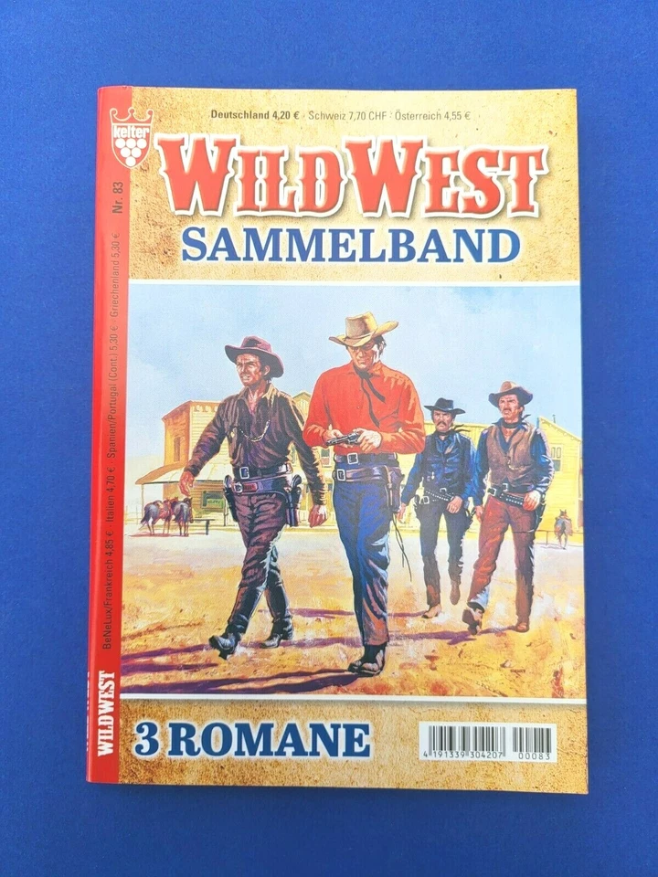 Kelter Western WILD WEST Sammelband Nr.83 3 spannende Wild-West-Romane NEU - Bild 1 von 1