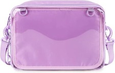 STEAMEDBUN Ita Bag Crossbody Small Purse Pin Display with Purple