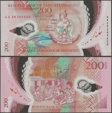 Vanuatu 200 VATU P12B B216 Im Jahr 2020 @ EBS