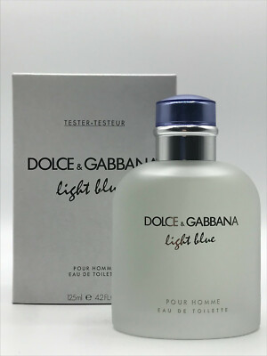 Dolce & Gabbana Light Blue Men Cologne Spray 4.2 oz Box As Shown