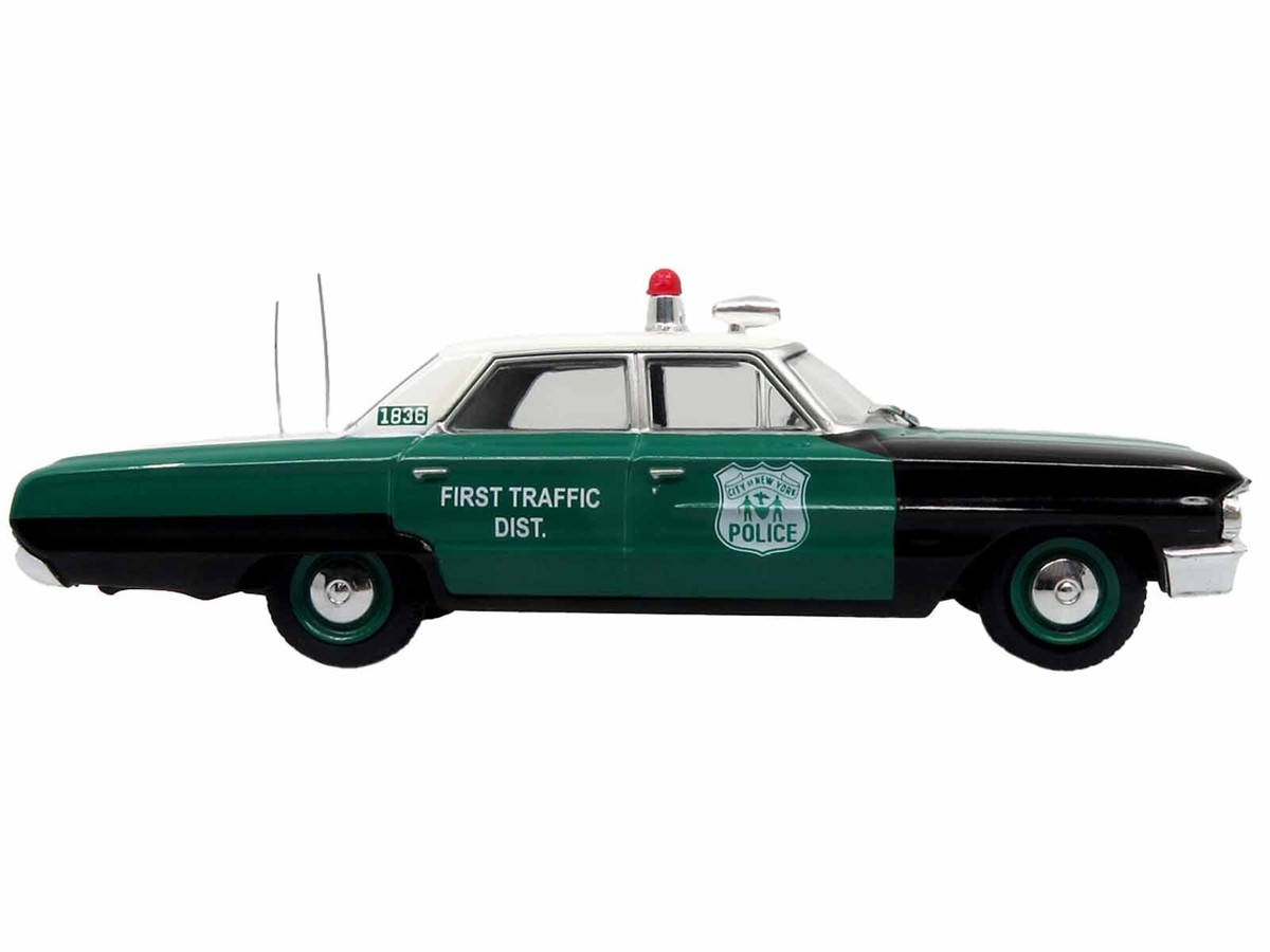 1964 Ford Galaxie 500 Police Car NYPD Black/Green 1/43 | eBay