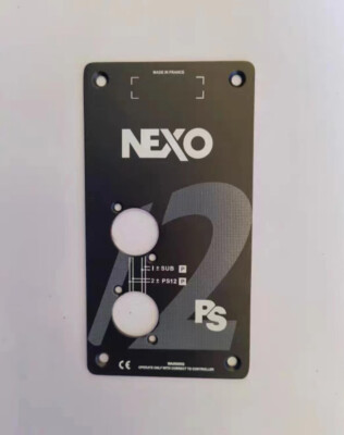 4pcs Replacement NEXO Nexo Ps12 Speaker Back pannel Metal
