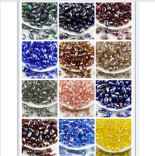6x8mm 8x12mm10x15mm AB crystal Teardrop Shape Tear Drop Glass Crystal brown Bead