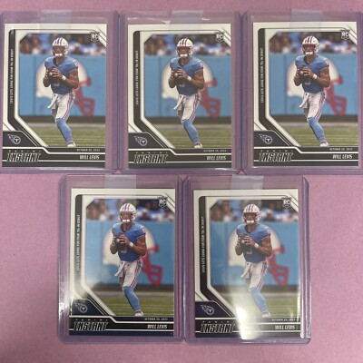 (5) 2023 Panini Instant NFL Will Levis #28 RC Rookie PR /888 TITANS LOT ...