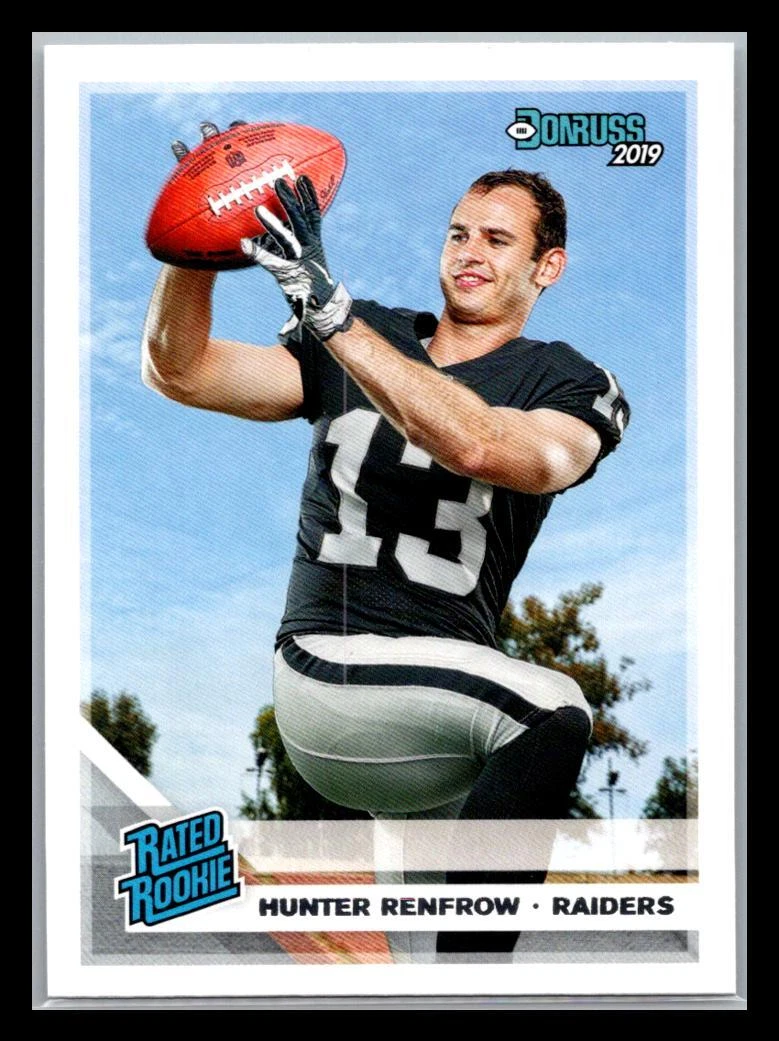 2019 Donruss Hunter Renfrow #340 Rookie Oakland Raiders