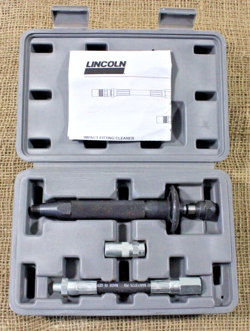 Lincoln Impact Fitting Cleaner Tool Model 5805 Clears Plugged Grease