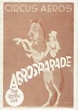 Circus Aeros Programmheft Das große Los Zirkus Dresden um 1947