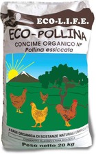 POLLINA ESSICCATA KG.20 CONCIME NATURALE BIOLOGICO AMMENDANTE STALLATICO
