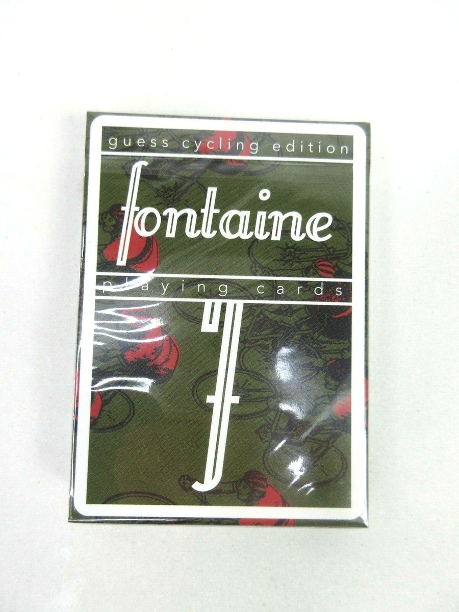 Fontaine Playing Cards Guess Cycling Edition - New/Sealed - Sold