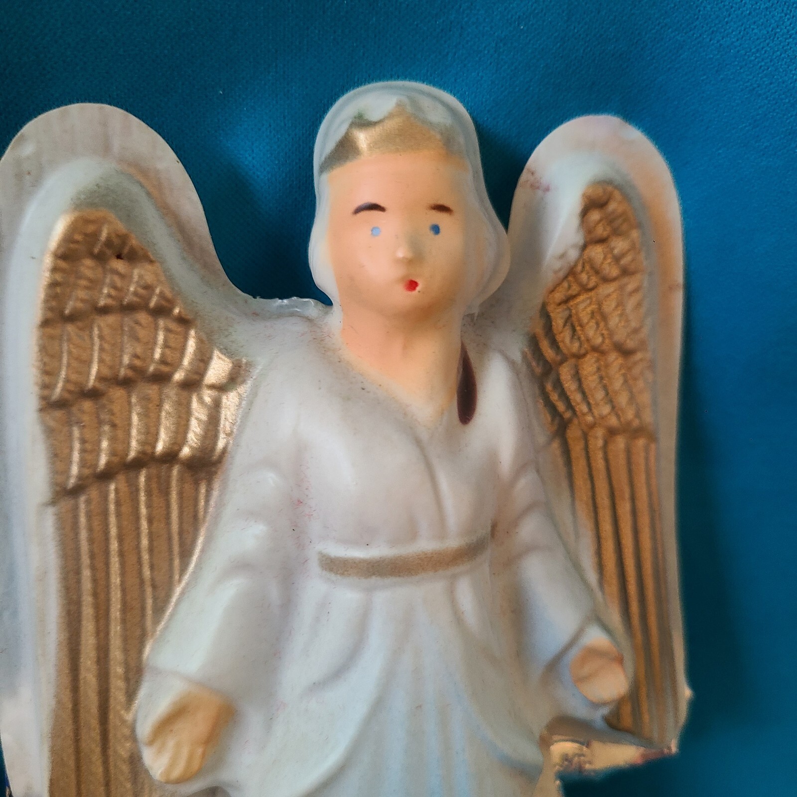 VINTAGE TREE TOPPER ANGELAS IS eBay