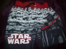 Little Boys STAR WARS Swim Shorts Trunks - Size 4 - New NWT - MSRP 24 A1 