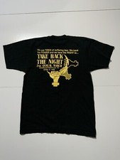 VTG 1990 Fruit Loom Take Back The Night Annual March University Virginia Tshirt