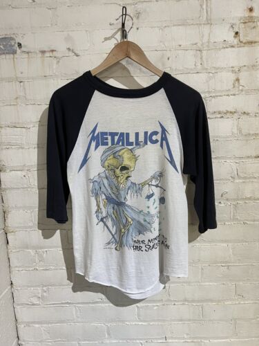 Vintage 80s Metallica Pushead raglan shirt band te