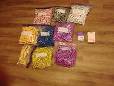 Huge Assortment Hair Perm Rods PLUS BONUS Rollers Clips Pins Assorted Guards