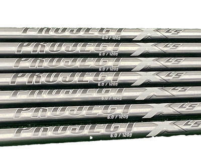 Project X LS 6.0 Stiff Flex 120g .355 Iron Shaft Set 4-PW 5i 37'' Nice 360 Grips