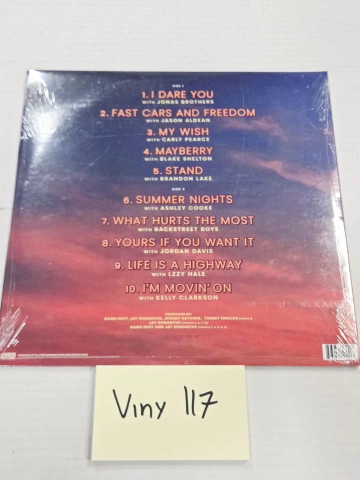 Rascal Flatts Vinyl Duets Life Is A Highway Refueled Transparent Blue LP Country - Image 4 of 4