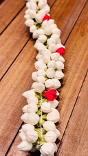 Rose with Bud Jasmine - Reusable Jasmine Hair Strings