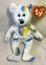 Rare Vintage TY 2000 Beanie Baby CHEERY the Summertime Bear  Very Good Condition