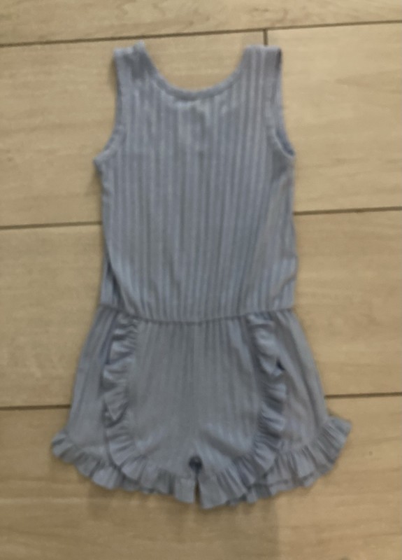 Sovereign  Code Los Angeles- girls Size 4 Short Romper Periwinkle