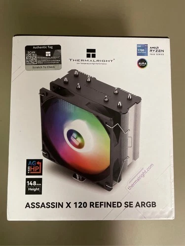 Thermalright AssassinX120 R SE ARGB CPU Air Cooler, AX120 R SE ARGB, 4 Heat Pipe