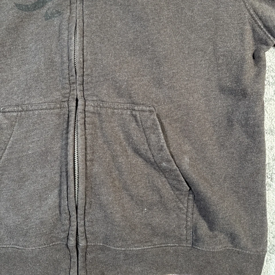 Sudadera con Capucha Quicksilver Marrón Cremallera Completa Niños XL  Foto 4 de 4