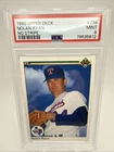 1990 Upper Deck Nolan Ryan #734 No Banner on Front | PSA 9 Mint | Rangers HOF