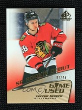 2023 Upper Deck SP Game Used 2003-04 Retro Rookies Gold 7/25 Connor Bedard 1pz8