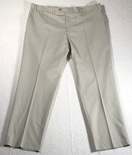 Chaps Premium Men's Dress Pants Classic Straight Beige Heather 40x30