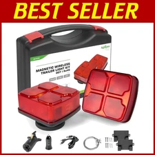 Versatile Wireless Tow Lights - 100ft Range, 4-Pin Connector