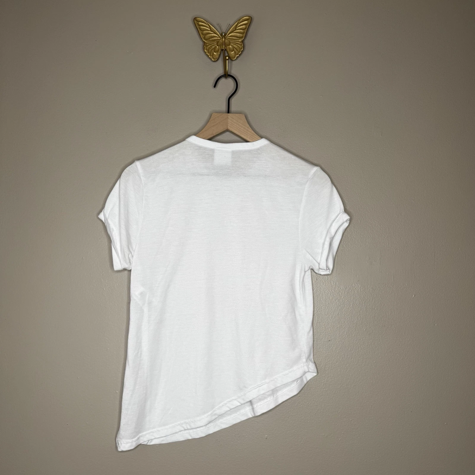 gymshark side tie cuffed short sleeve shirt